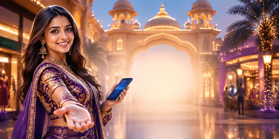 Indian model making deposit using mobile phone